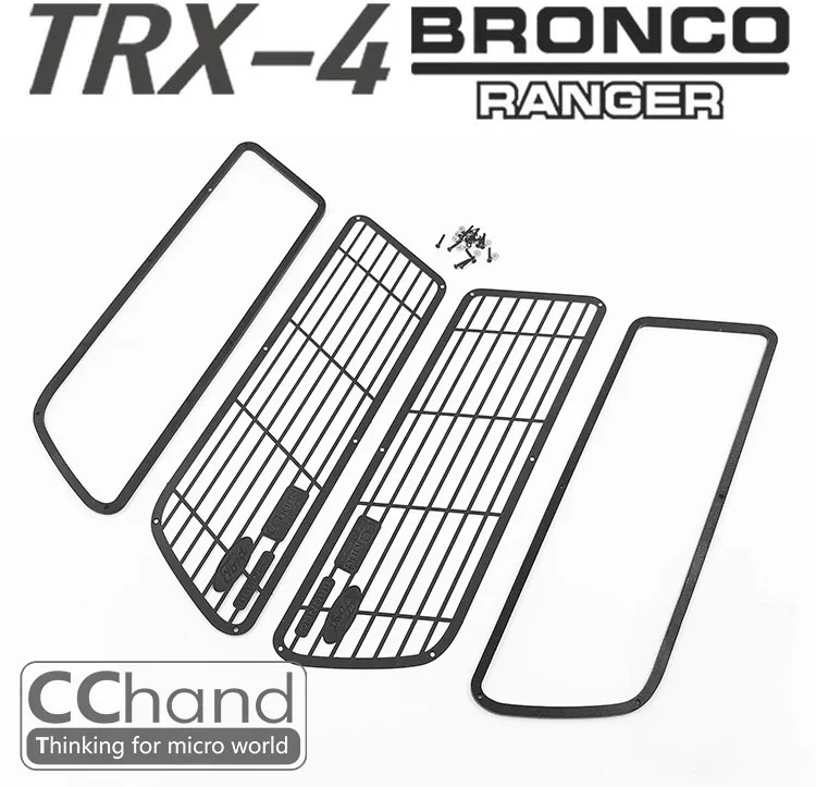 CChand металлическая защитная сетка для бокового окна TRX-4 TRX4 Ford BRONCO RC Автомобильная