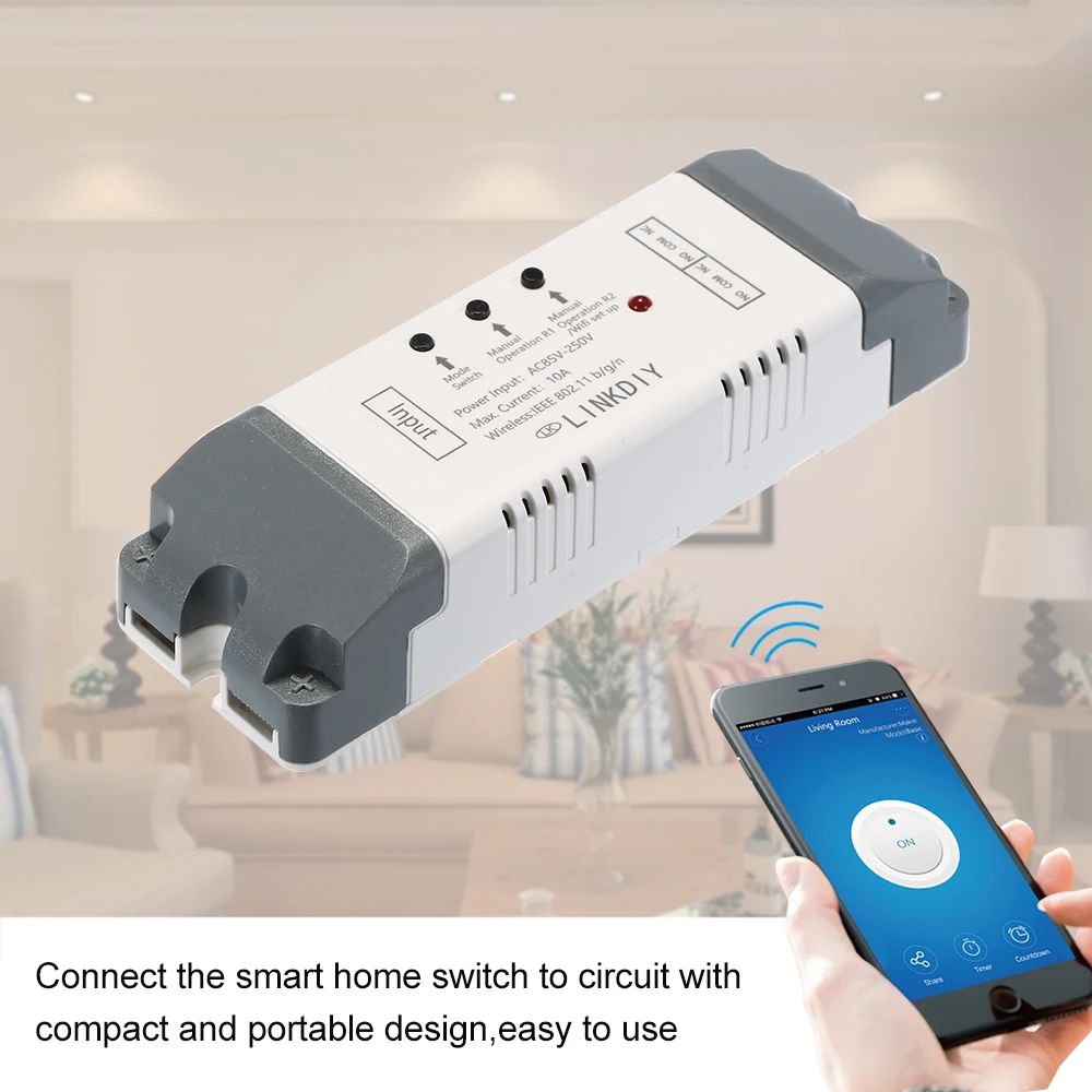 EWeLink умный Wifi переключатель универсальный модуль 2CH беспроводной таймер для