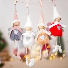 Новые плюшевые куклы-Ангелы Noel, рождественский подарок, украшения на елку, Рождественское украшение для дома, Navidad Natal, год