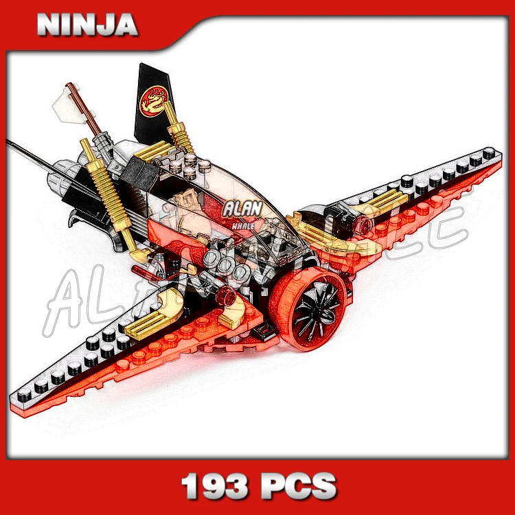 

193PCS Ninja Wings Destiny Fighter Jet Plane Dragon Armor Blade 10934 Model Building Blocks Toy Bricks Compatible With legoingly