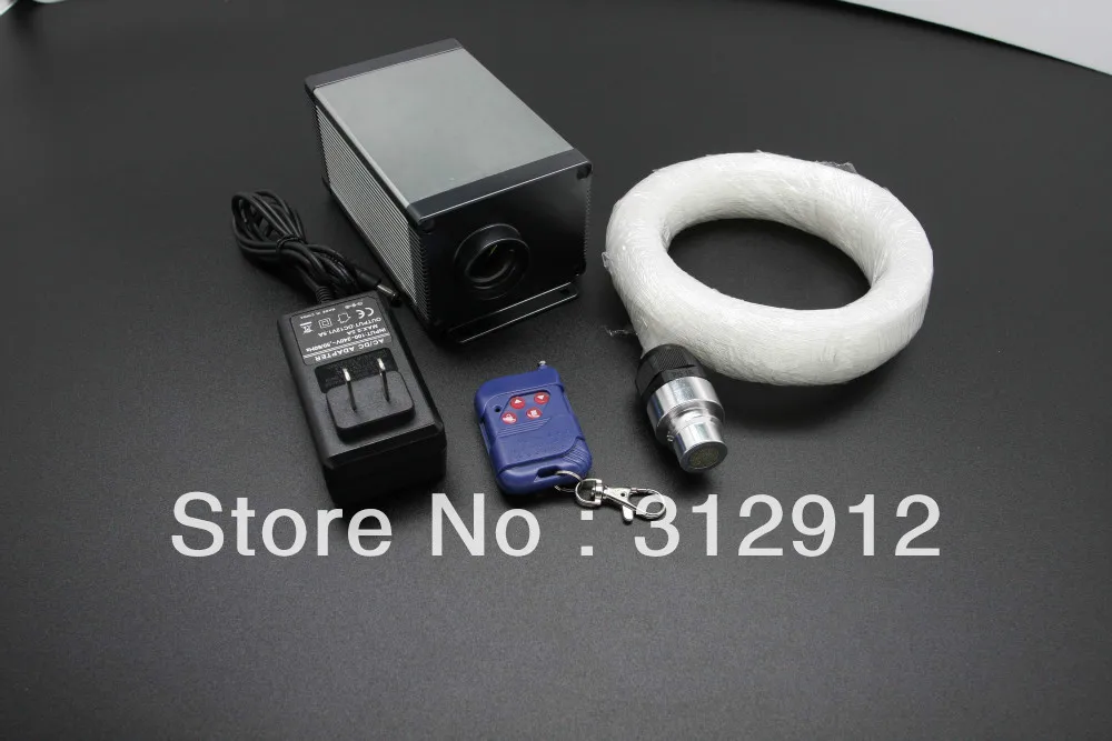 led fiber optic kits, standard 6 colors, 12V, light engine(LLE 003);250