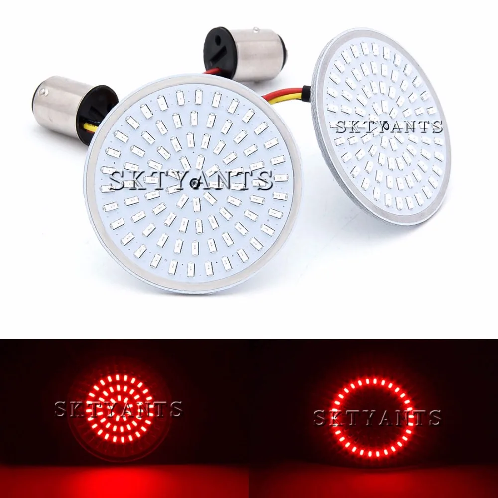 

Rear LED Turn Signals Motorcycle LED 2" turn signal Light for Ha rley Dav-idson 1157 Bullet Style Inserts
