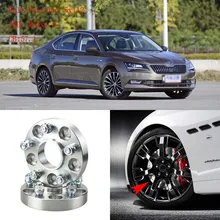 4 шт. " переходники для колесных дисков 5 Луг 5x4,4"/5x112-14x1.5 шпильки для Skoda Superb 2008