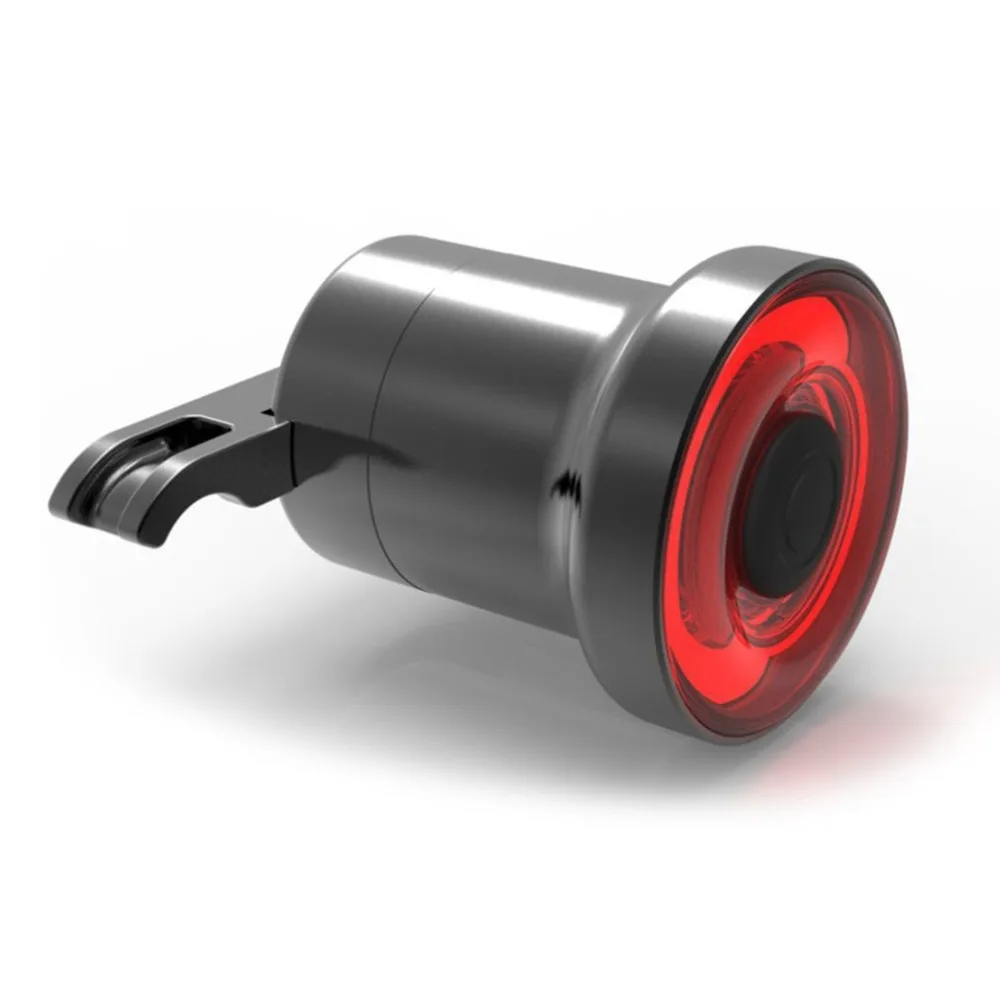 

Aluminum Alloy Bicycle Taillights Intelligent Sensor Brake Lights USB Micro Port Rear Taillights & Number Plate Bracket