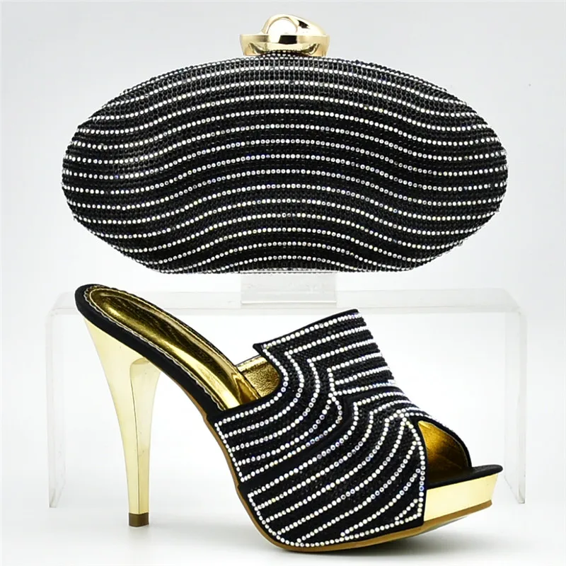 Diamantes Zapatos Imitación Boda Juego sliver La Moda Y Bolsa Zapato fuchsia De Con Conjuntos Nueva purple Italiano gold black A Blue Conjunto Africana Adornado Bolso Ozpwq5x5CP
