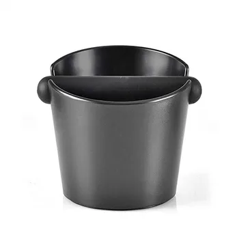 

ABS Coffee grounds bucket Coffee Knock Box Espresso Grounds Container for Barista + Non-slip rubber Base