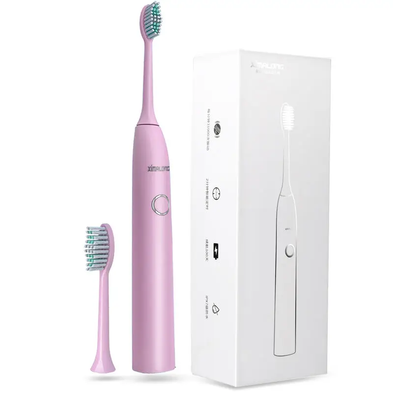 Ultrasonic Sonic Electric Toothbrush USB Charge Rechargeable Tooth Brushes With Replacement Heads Timer Brush Waterproof