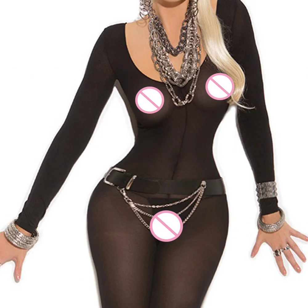 

Women Tights Sexy Lingerie Hot Erotic Nylon Pantyhose Transparent Women Sexy Body Stockings Plus Size Open Crotch Bra qq085