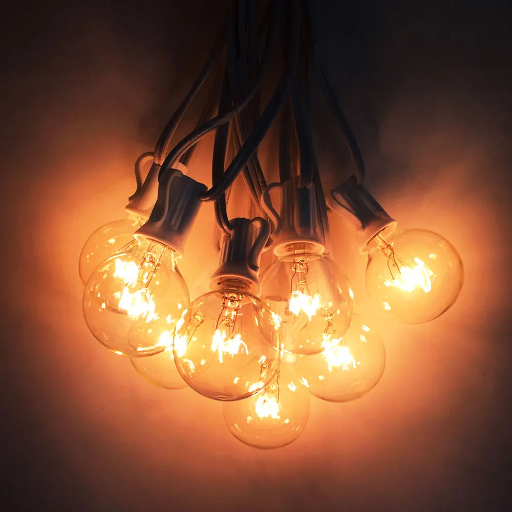 DACHAN 11M Patio Lights G40 Globe Party Christmas String Light Waterproof For Decorative Outdoor Backyard Wedding Light Strings DACHAN 11M Patio Lights G40 Globe Party Christmas String Light Waterproof For Decorative Outdoor Backyard Wedding Light Strings