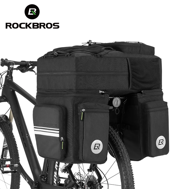 Best Price ROCKBROS Bike Bags 48L MTB Mountain Bike Rack Bag 3 in 1 Multifunction Road Bicycle Pannier Rear Seat Trunk Bag With Rain Cover Best Price ROCKBROS Bike Bags 48L MTB Mountain Bike Rack Bag 3 in 1 Multifunction Road Bicycle Pannier Rear Seat Trunk Bag With Rain Cover