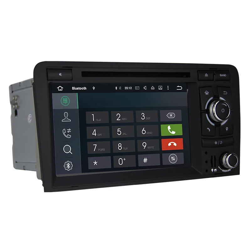 Top KSAOTU 7" DAB+ 4G Android 8.0 Car DVD Player SD GPS for Audi A3 3