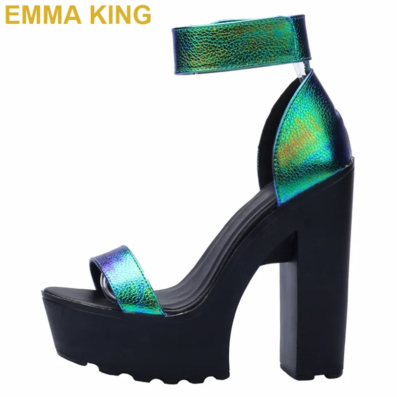 Emma king/Новинка 2019 популярные женские летние туфли из искусственной кожи с