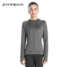 ZYNNEVA новая куртка для бега для женщин Йога молния пальто спортивная куртка Фитнес Женская толстовка спортивные топы куртки PT503