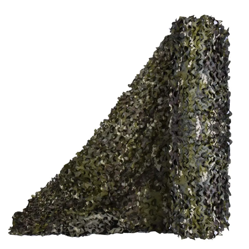  Outdoor Camo Netting Camouflage Net for Camping Military Hunting Shooting Sunscreen Nets Airsoft Ta