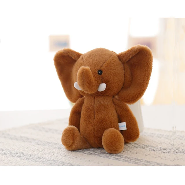 Wholesale 12pcs/lot 25cm Soft stuffed elephant toys Cartoon anime