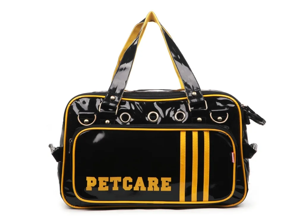 Новое поступление Pu ткань Спорт Дизайн Мода Pet переноска для собак Сумка с буквенным узором Мода маленький щенок товары для собак