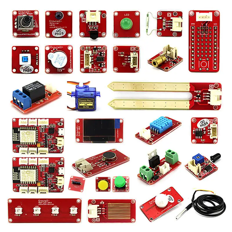 Elecrow ESP8266 NodeMCU IOT комплект DIY умный дом приложения беспроводной esp8266 WiFi модуль с 27 видов Crowtail интерфейс