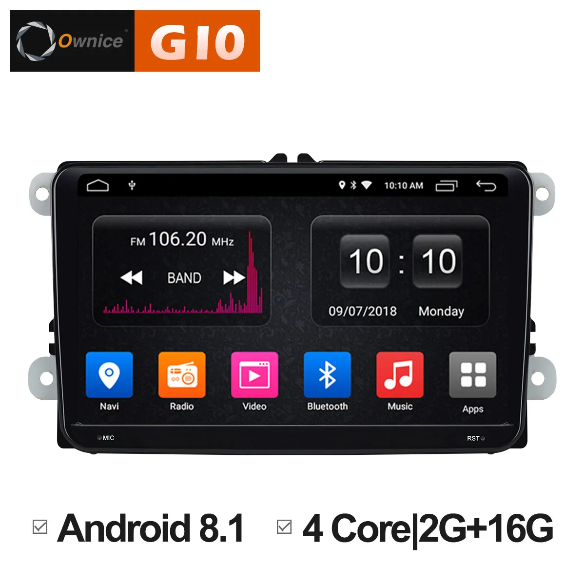 Ownice C500 + G10 9 &quotAndroid 8 1 DVD для Volkswagen VW Гольф 6 passat b6 B7 Touran Поло Tiguan сиденья Leon Skoda Octavia