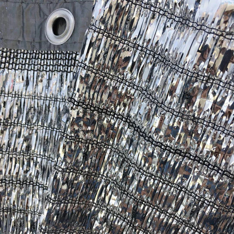 Tewango plata sombra neto 90% bloque UV aluminio malla plantas cubierta exterior reflectante luz solar 2x4 m Tewango plata sombra neto 90% bloque UV aluminio malla plantas cubierta exterior reflectante luz solar 2x4 m