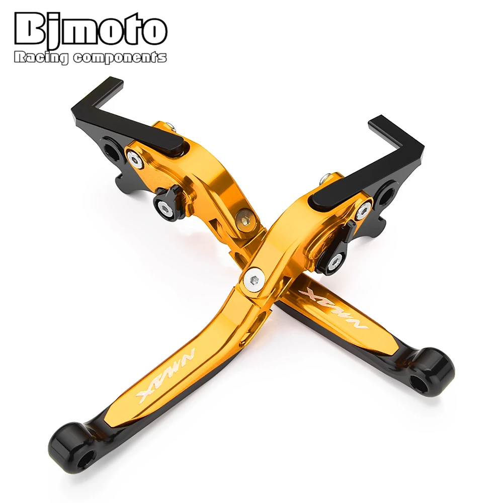 Рычаги тормозной муфты BJMOTO NMAX125 NMAX155 с логотипом CNC для мотоцикла Yamaha NMAX 125 155 2015 2016