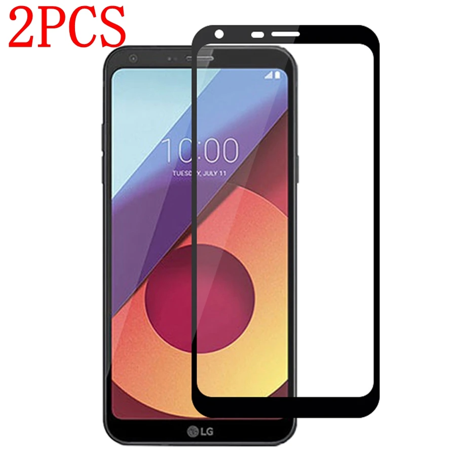 2 шт Полное покрытие закаленное стекло для LG Q6 Q6A Защитная пленка экрана Plus M700N