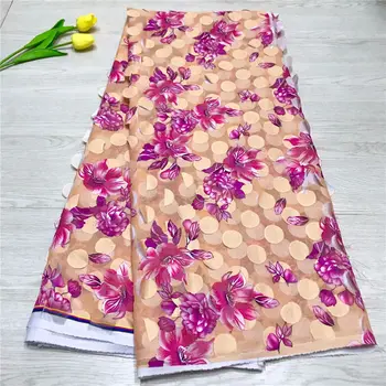 

African Swiss Voile Lace High Quality Chiffon lace For Wedding Decoration Embroidered Cotton Fabric Lace Wholesale fabric