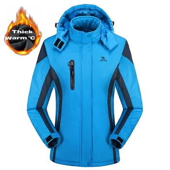 

Fashion women jacket winter Parkas coats for women thermal Velvet Windbreaker jackets outerwear Waterproof Windproof warm coat
