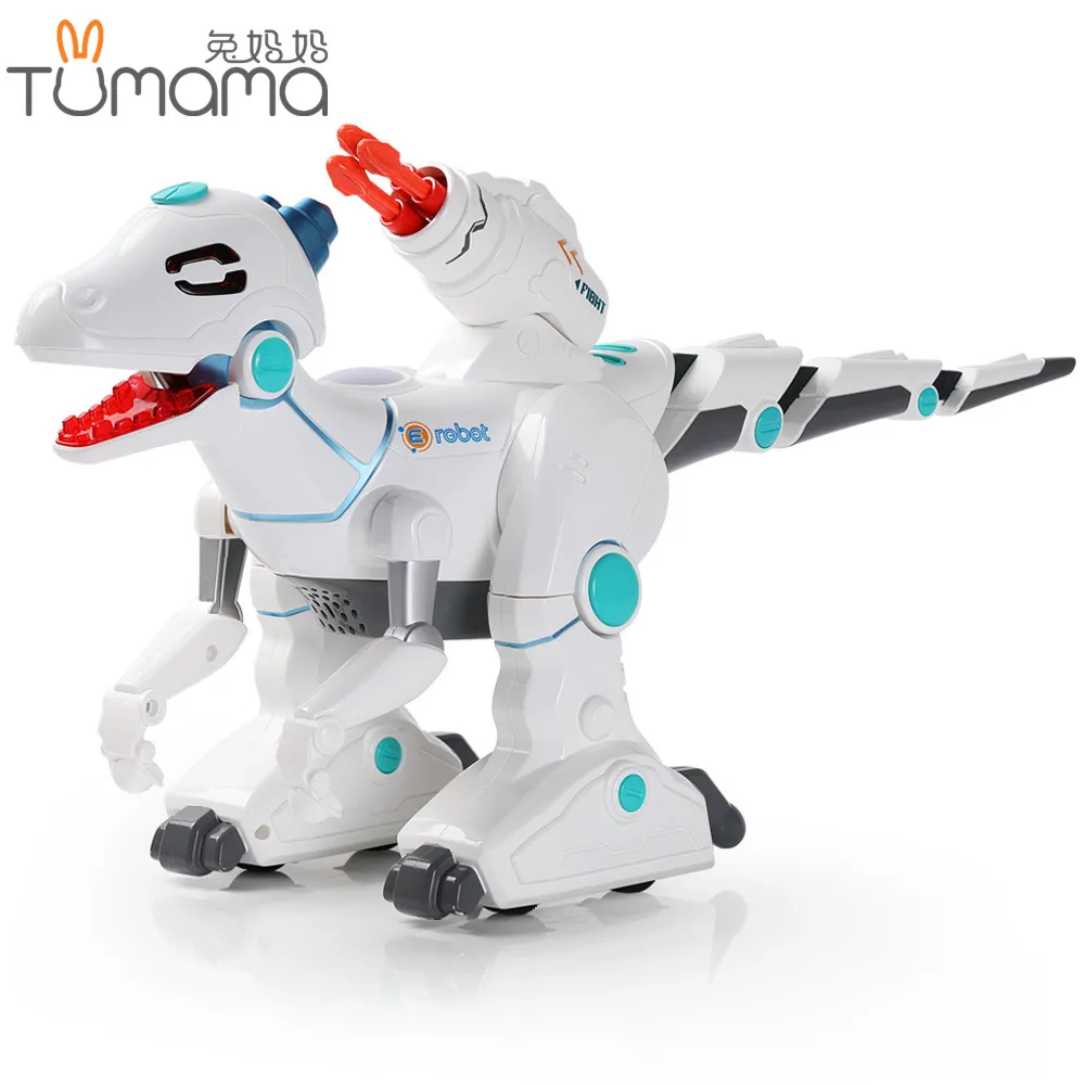 

RC Toys Animals Dinosaur 2.4G Remote Control Toys Smart Dinosaur Dancing Walking Shooting Learning Robot Educational Kids Toy