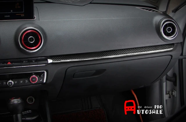 For Audi A3 8v 2013 2014 2015 2016 True Carbon Interior Dashboard