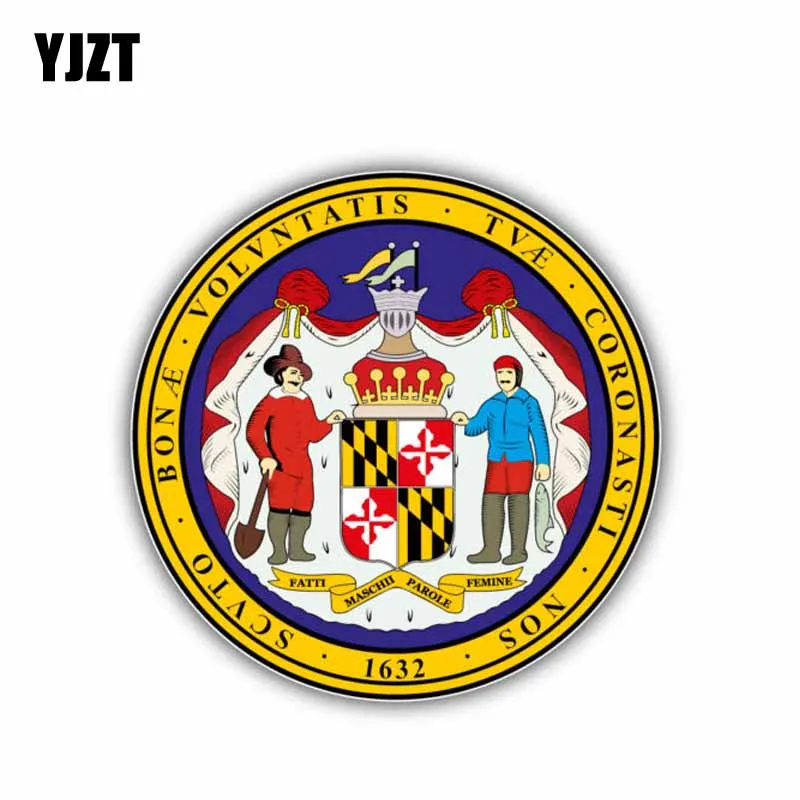 YJZT 13 см * Maryland Seal USA Decal Автомобильная наклейка светоотражающая Accessories 6-1414 |
