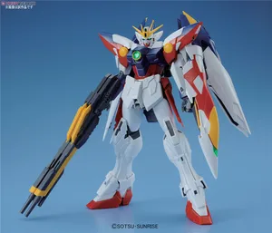 Image 2 - Bandai combinaison Gundam MG 1/100 Wing Zero EW Mobile à assembler, modèles, jouets, figurines daction, modèles en plastique 