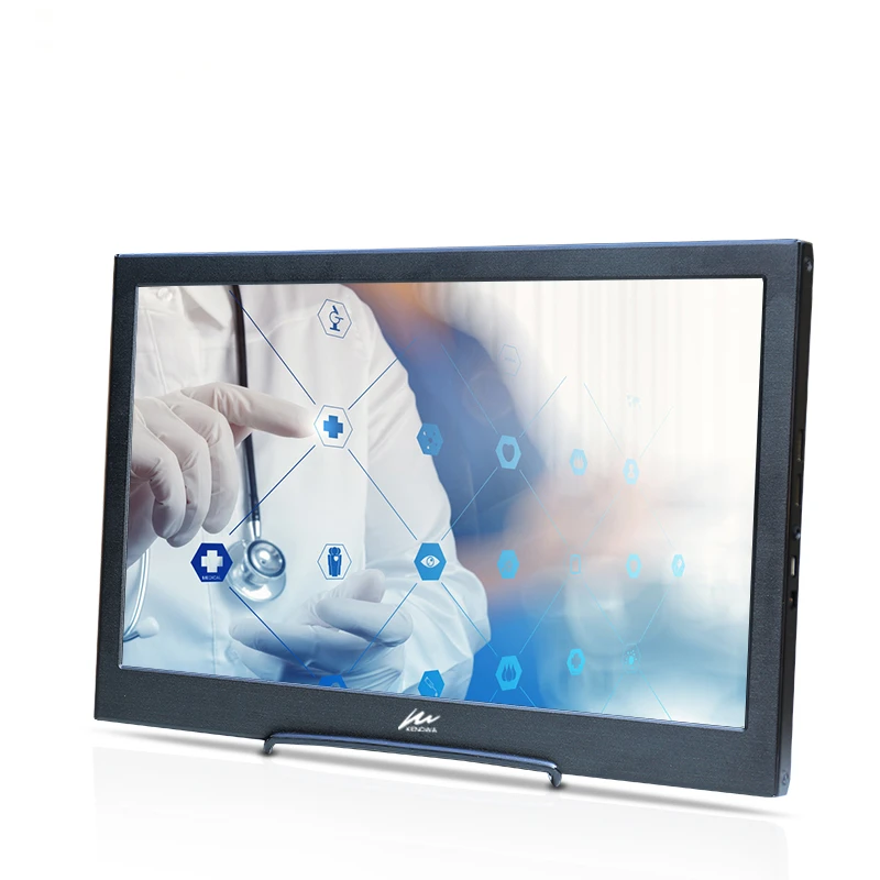 

13.3 inch IPS Touchscreen Monitor1920X1080 Portable Monitor with HDMI, VGA USB input, Ultralight Weight, built-in Speakers