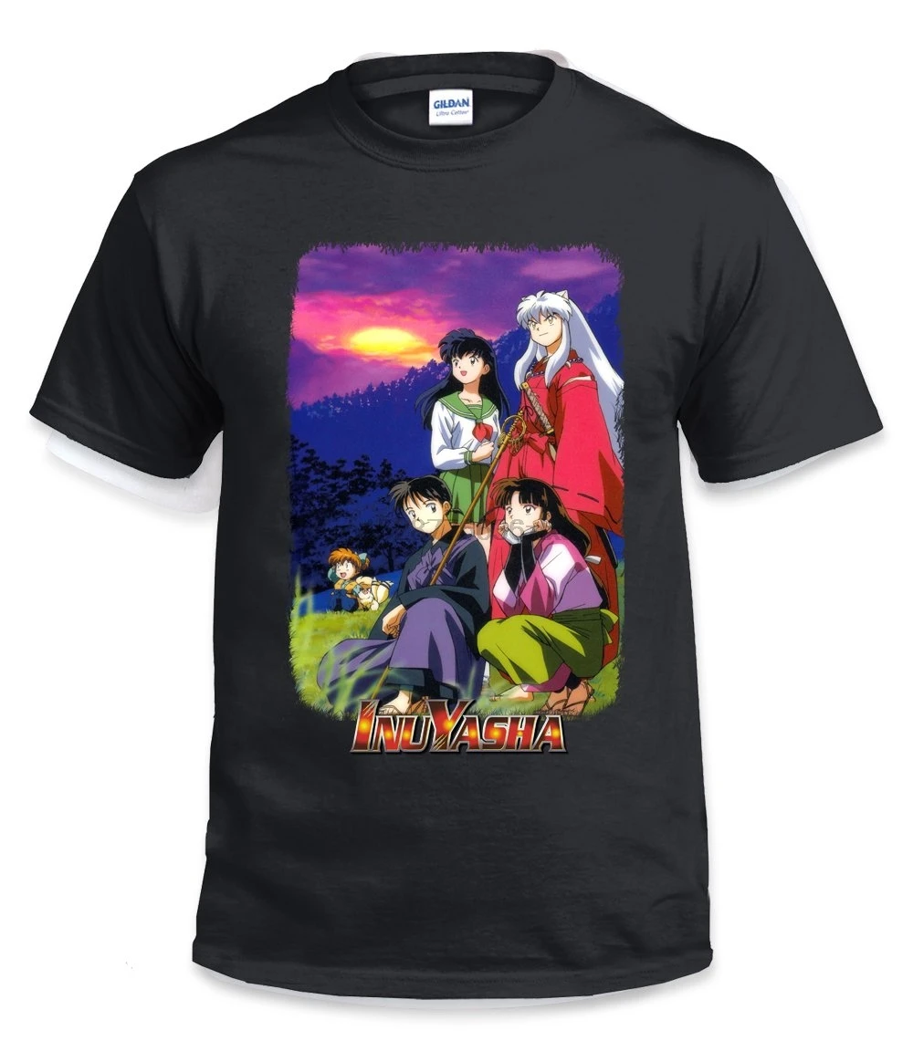 Inuyasha Аниме унисекс футболка Новинка [футболка] Inuyasha-7_Parent | Мужская одежда