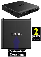 10pcs T95X Custom Made Amlogic S905X Quad core Smart Android6.0 LIVE TV Streaming Box 2GB 16GB MediaHub 1200+ live tv 1000+ VOD