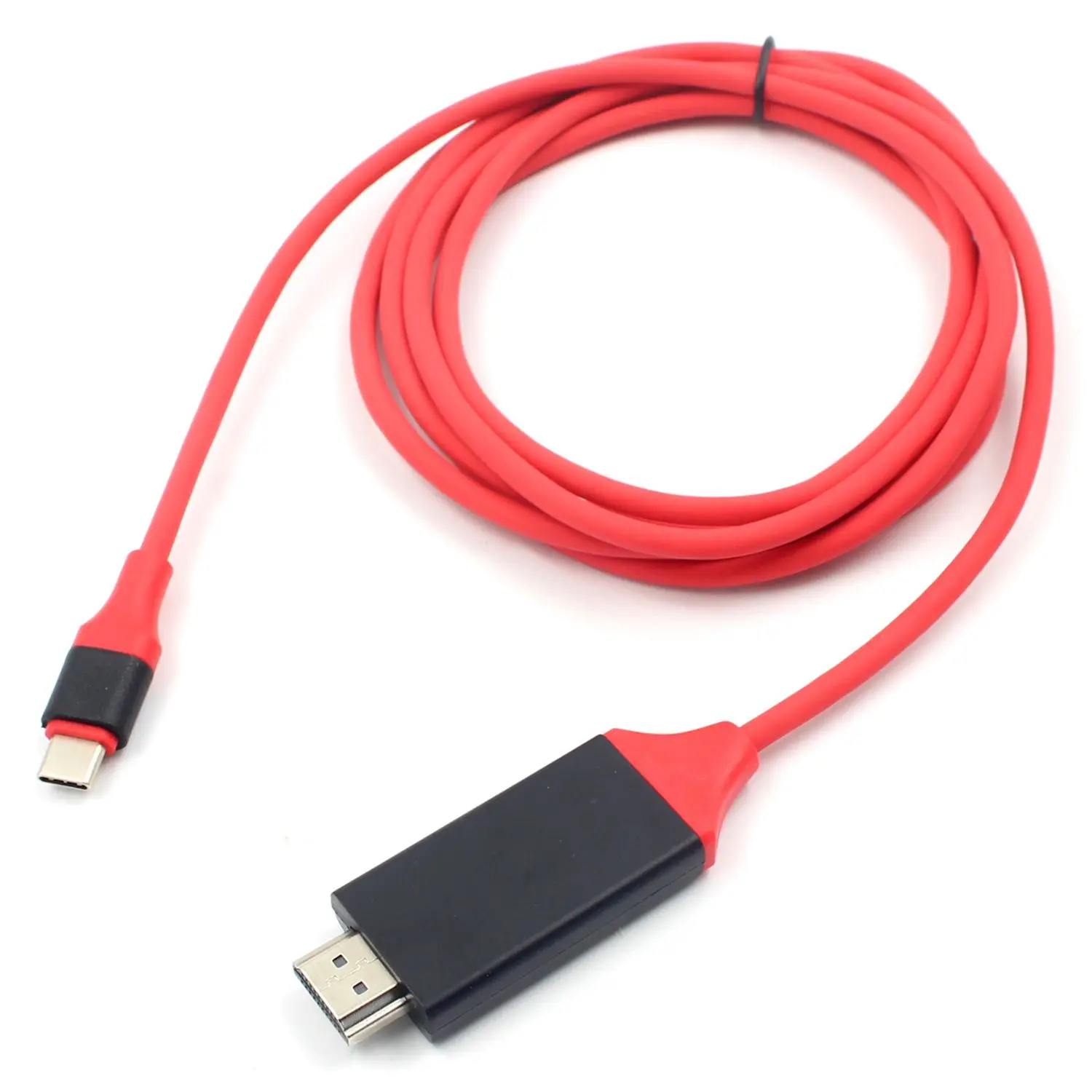 USB 3,1 type C USB-C до 4K HDMI кабель HDTV адаптера для Samsung Galaxy S8 Macbook - Цвет: Red