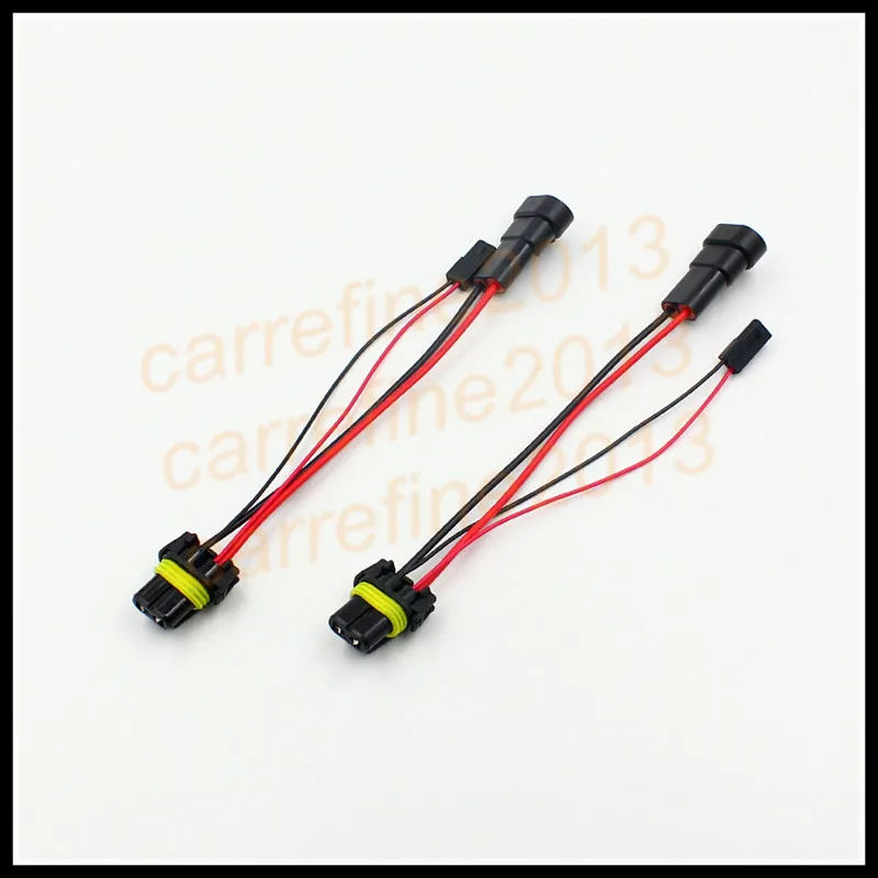 2pcs 9005 9006 Headlight Bulb Socket Adapter Female Connector - Foto 6