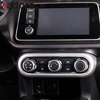 

For Nissan Kicks 2016 2017 2018 ABS Matte Console Air Condition Switch Control Board Panel Trim AC Switch Cover Sticker