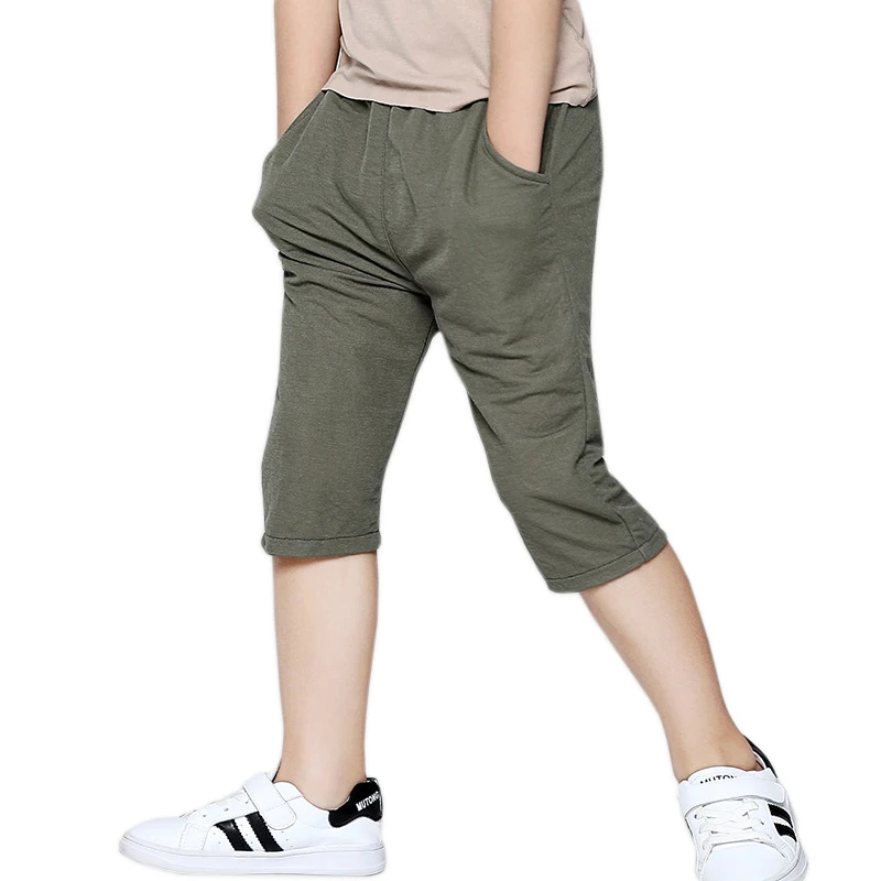 

Summer boys middle pants cool wormwood natural plant fibre kids shorts pants boys cotton linen home anti-mosquito trousers