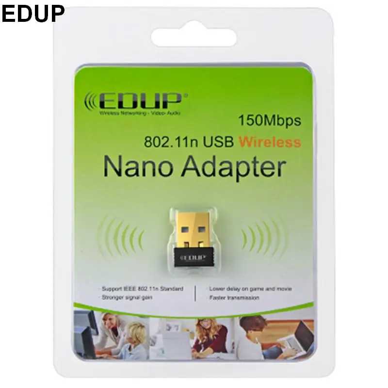 

MINI 802.11N 150mbps wireless wifi adapter 2.4G network lan card with retail box package for Windows XP/Win7/win 10/Linux/Mac