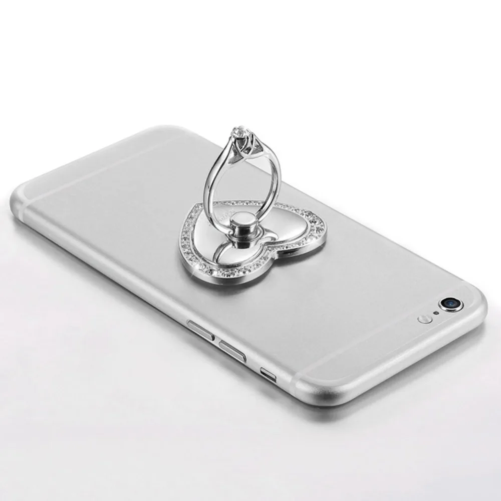 Роскошный 360 градусов палец кольцо держатель Универсальный палец кольцо мобильный телефон стенд держатель для iPhone X 7 8 6 6s Plus samsung планшет