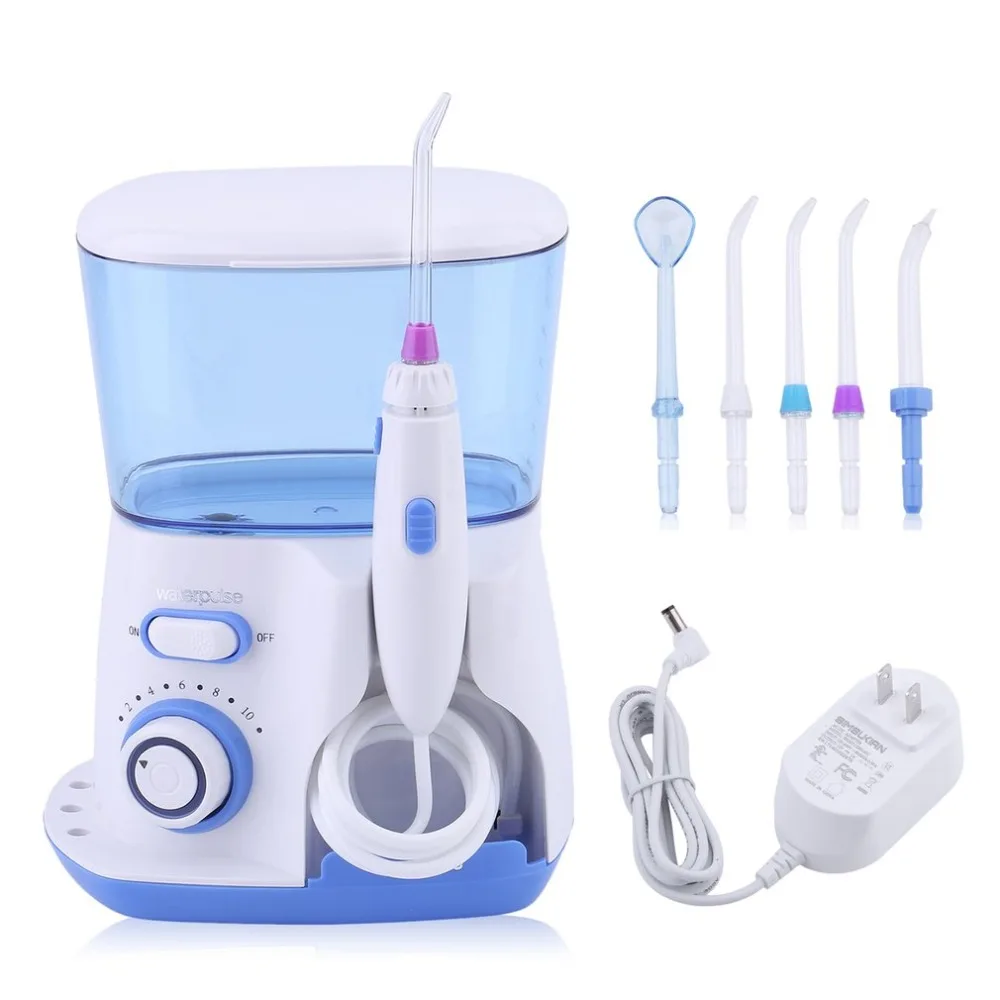 

Waterpulse 800ML Oral Irrigator Water Jet Pick Dental Floss Teeth Flosser Hydro Set Tooth Cleaner Teeth Whitening Tool US Plug