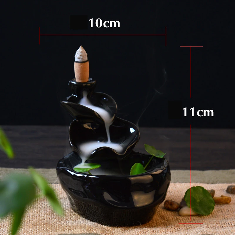Criativo-Lotus-Pond-Projeto-Refluxo-Cones-de-Incenso-Queimador-de-Incenso-Titular-Incens-rio-de-Cer