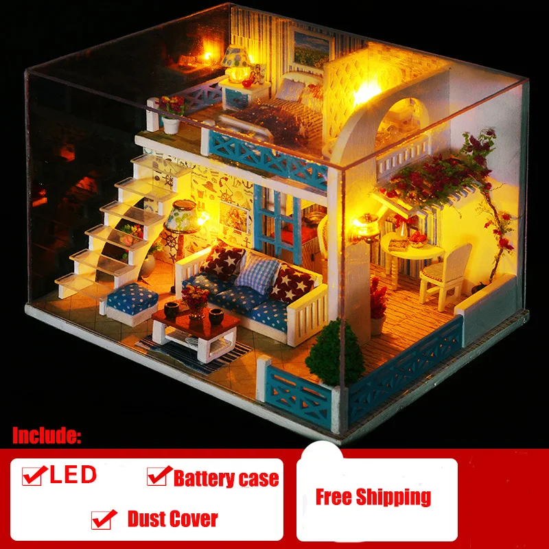 Miniaturas Dollhouse Toys Doll House Furniture Dust Cover Doll