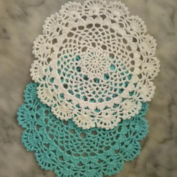 20 см Круглый Винтаж крючком обеденный Doily каминная индивидуальные коврики Рождество Таблица Место стеклянная кружка набор подставок Главная Свадебный декор
