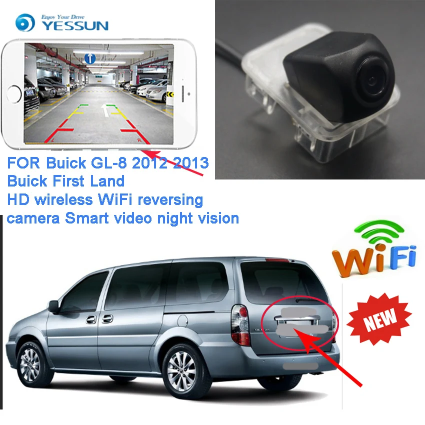

YESSUN For Buick GL8 Buick First Land Firstland 2012 2013 working with the handphone android screen Reversing wireless HD Camera
