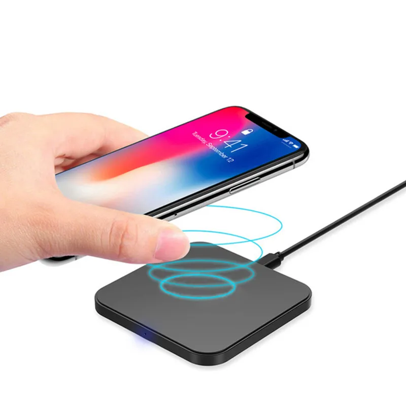 Беспроводное зарядное устройство Qi для Apple Iphone Xs Max XR аксессуары быстрой зарядки |