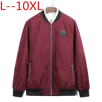 

10XL 8XL 6XL 9XL 5XL Men's Jacket New Arrivals Autumn Fashion Long Sleeve Jackets Men Loose Fit Casual Jaqueta Masculina Jackets