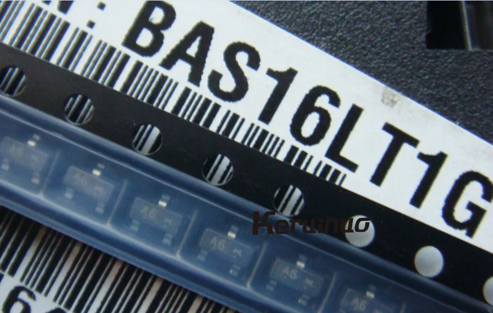 

100PCS/LOT BAS16LT1G SOT23-3 75V 200mA Surface Mount Switching Diode
