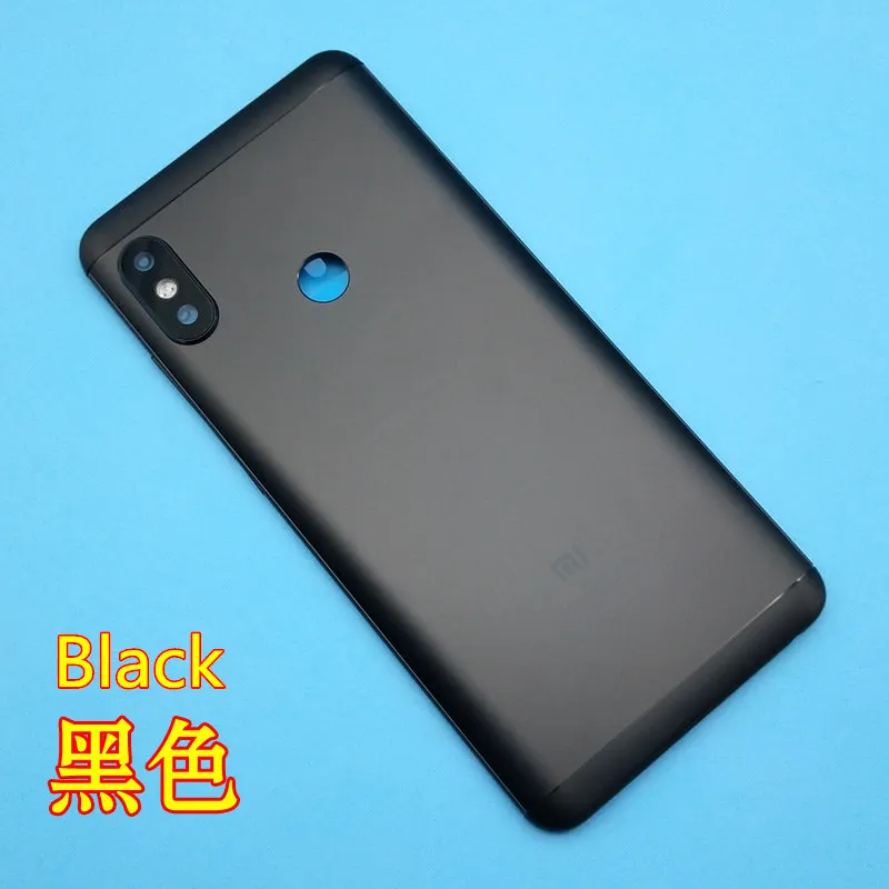 Новинка для Redmi Note 5 Pro задняя крышка аккумулятора + боковые кнопки объектив