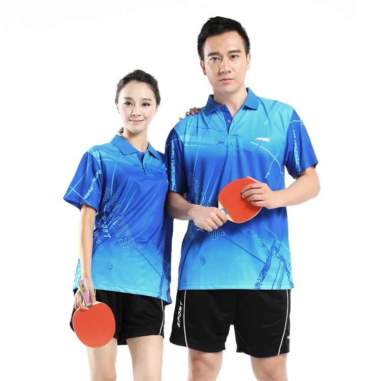 Buy Quick Dry Pingpong Table Tennis Jersey Set